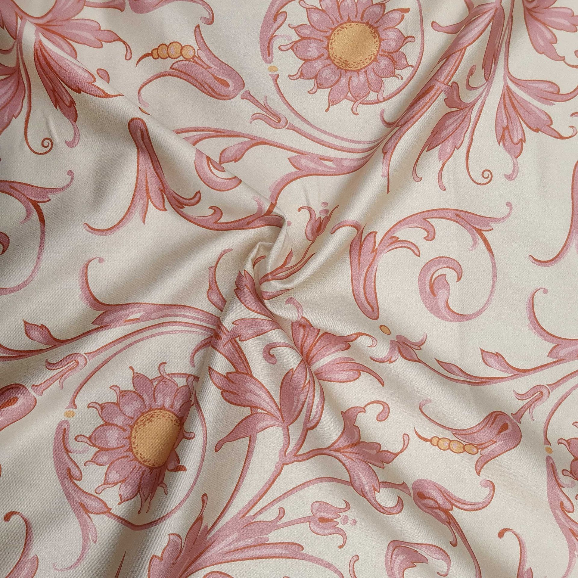 Makosatin Baumwollstoff