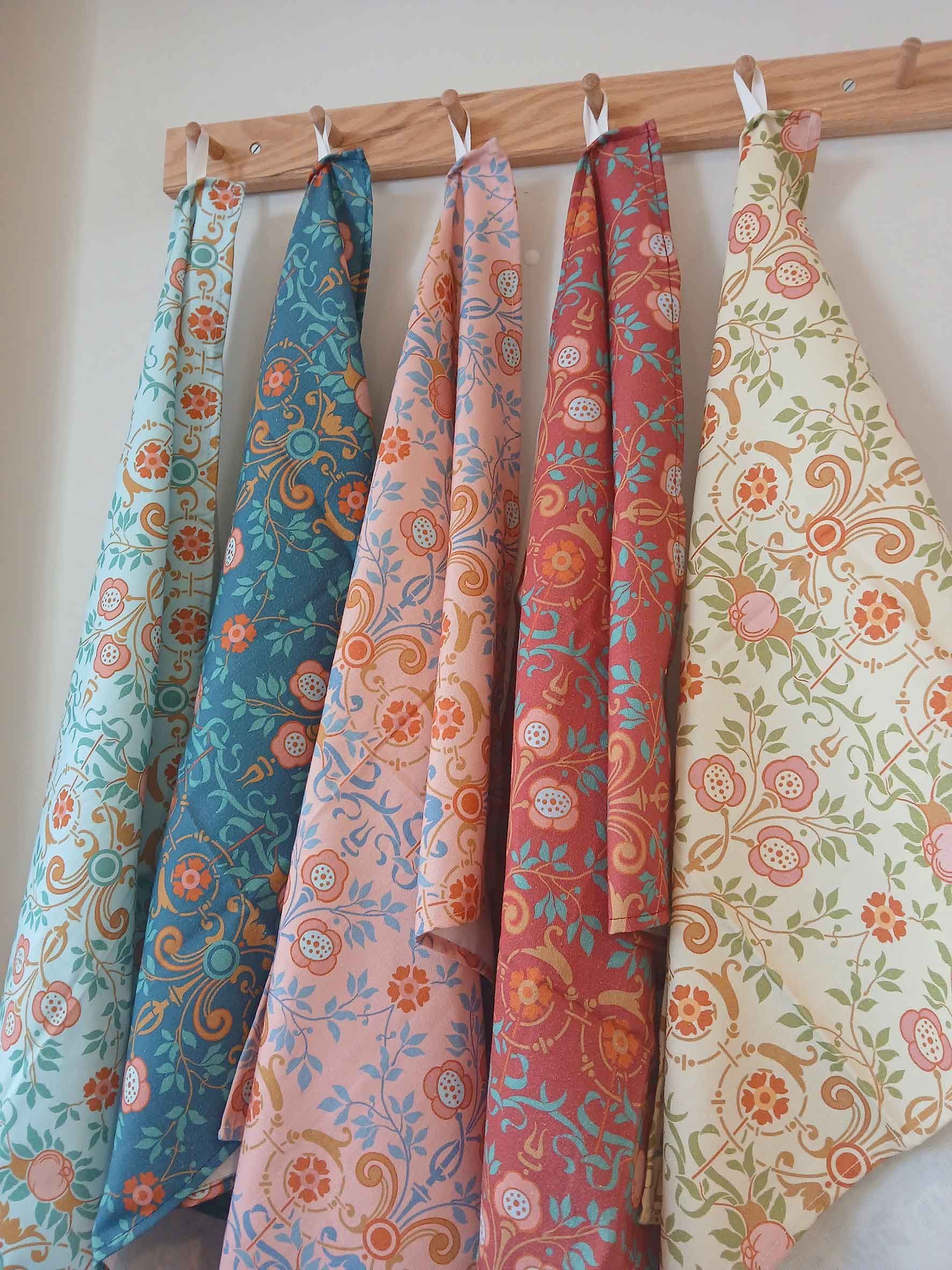 Geschirrtücher Geschirrtuch Bauerngarten Baumwollstoff