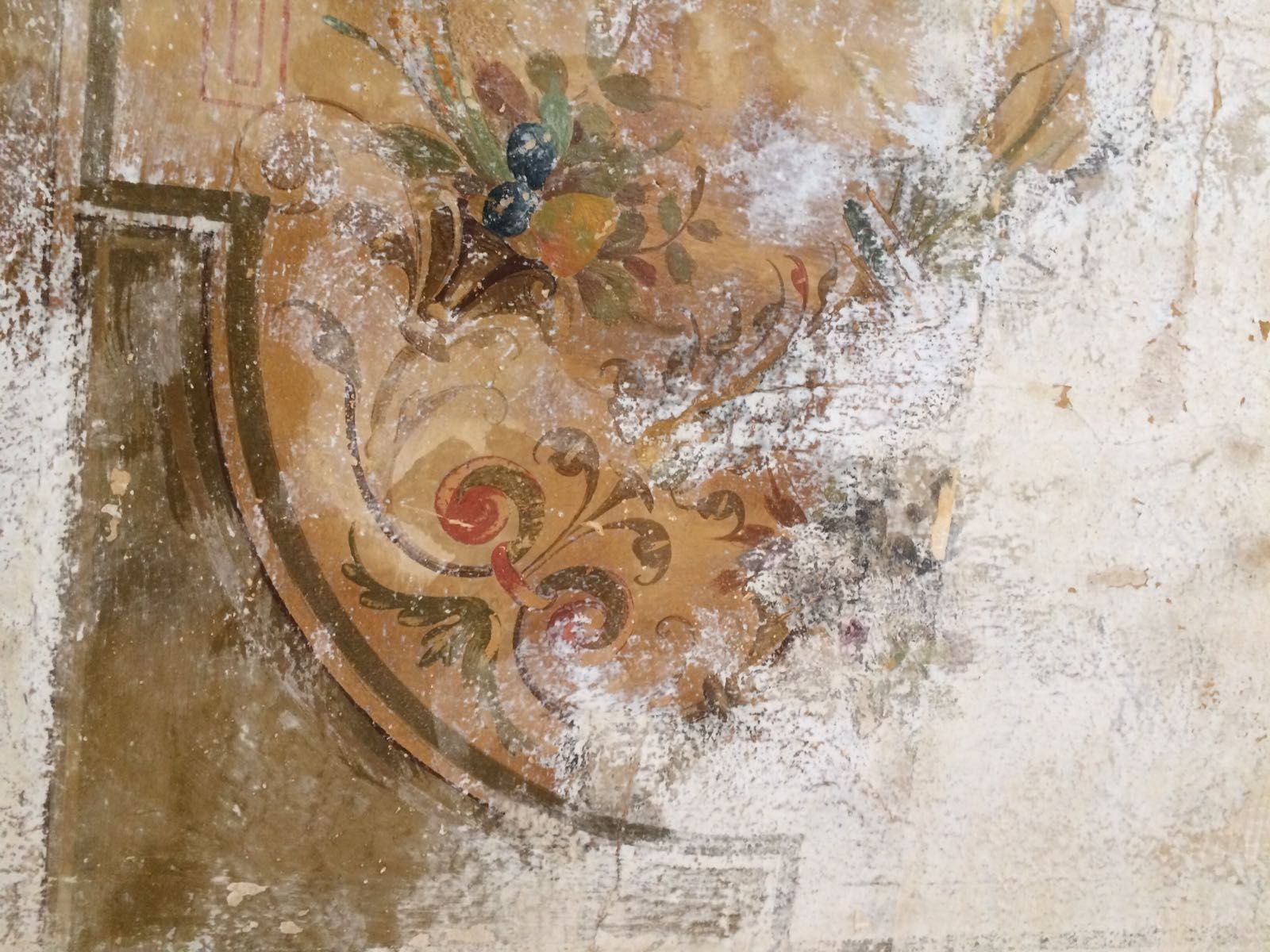 Gutshaus Großwirschleben, Sachsen-Anhalt Deckenmalerei