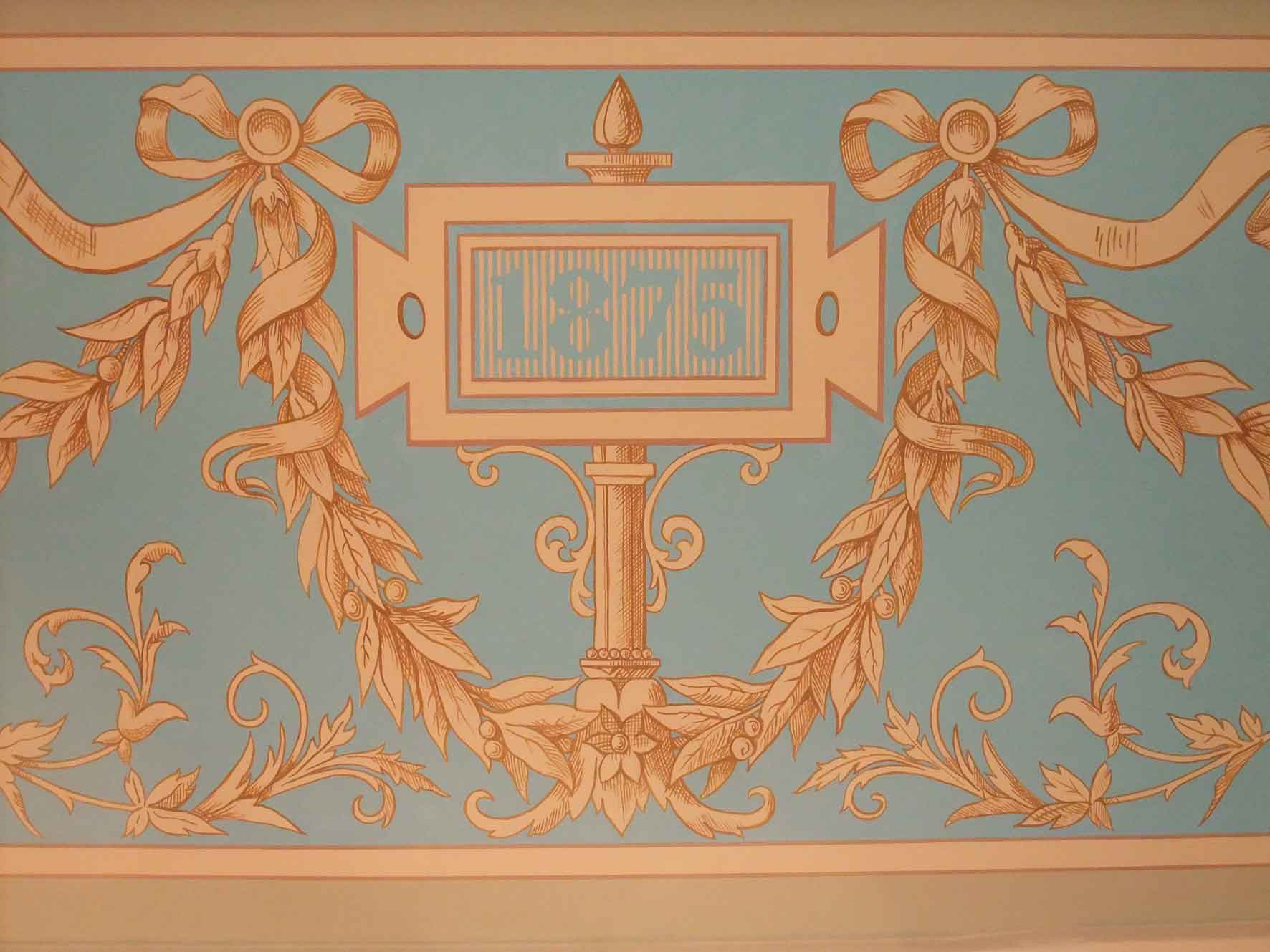 Friedrich-Ebert-Straße 70 Groteskenmalerei Hauseingang