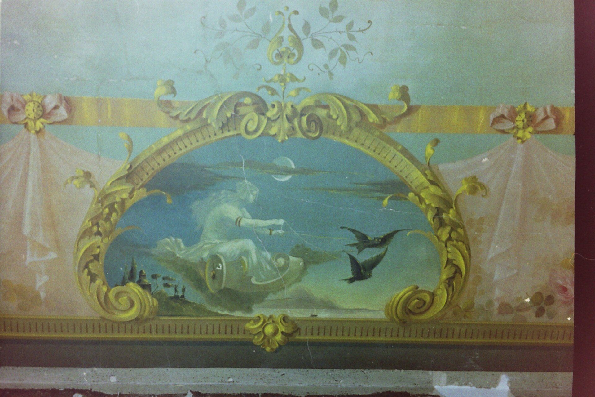 Elsbethstraße 12 Deckenmalerei Richard Bachmann