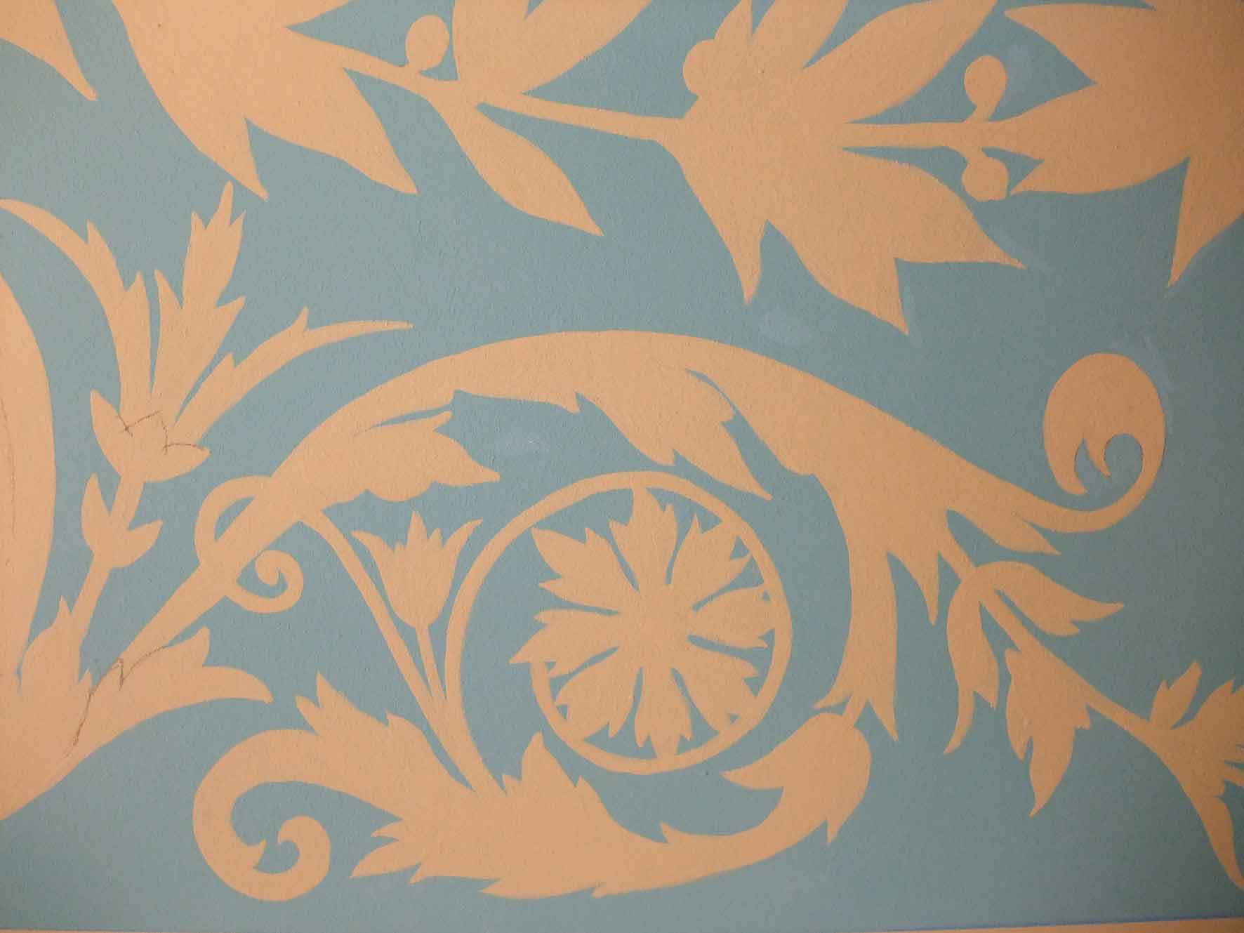 Friedrich-Ebert-Straße 70 Groteskenmalerei Hauseingang