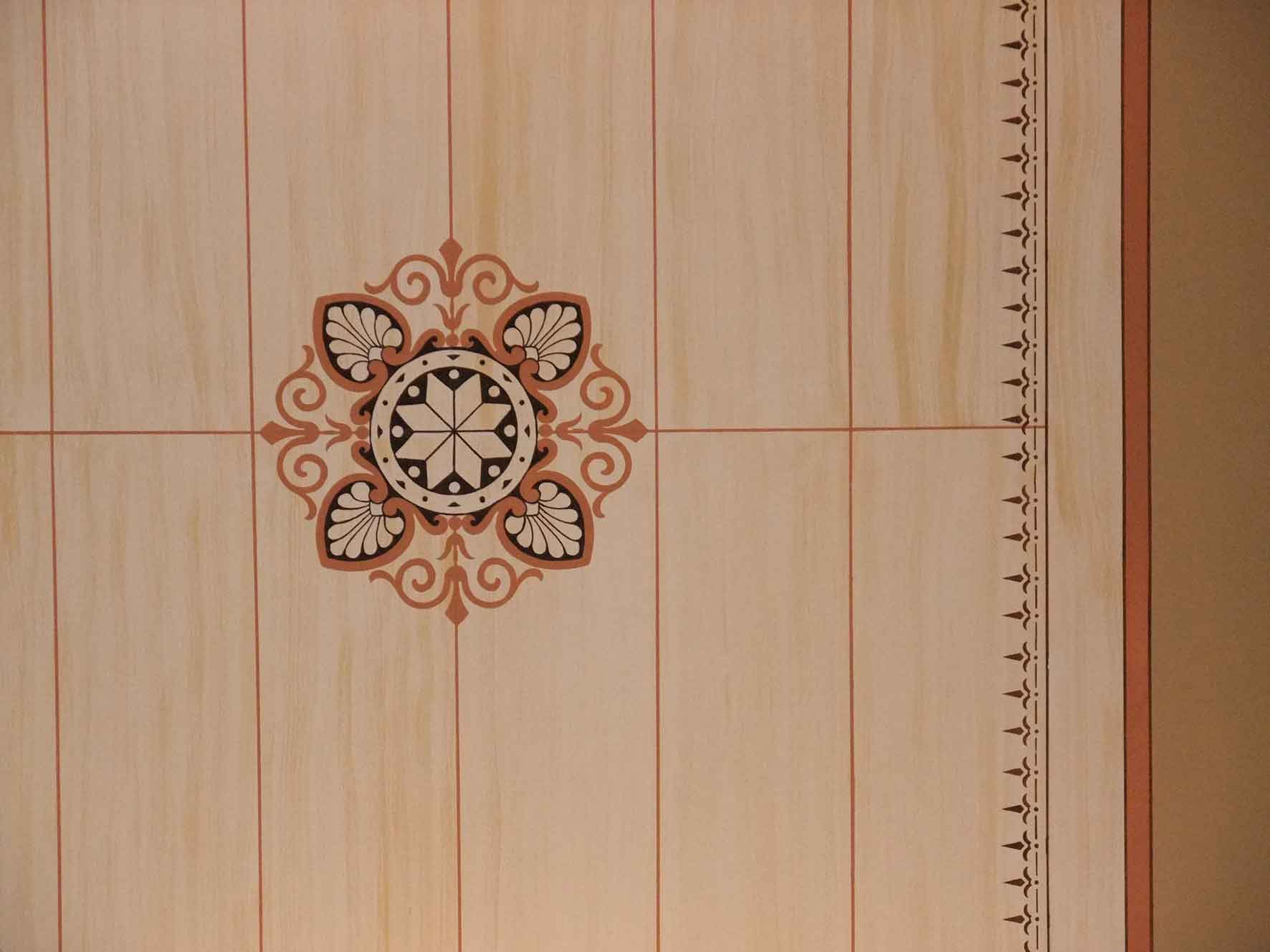 Friedrich-Ebert-Straße 70 Treppenhaus restaurierte Deckenmalerei