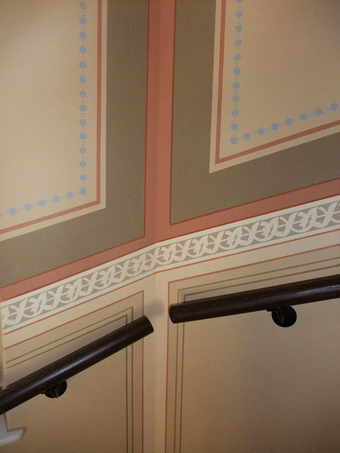 Friedrich-Ebert-Straße 70 Treppenhaus historische Dekoration