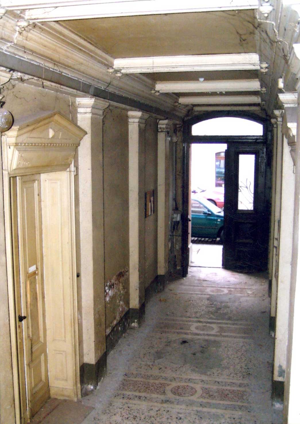 Münzgasse 20-22 Treppenhaus vor der Sanierung