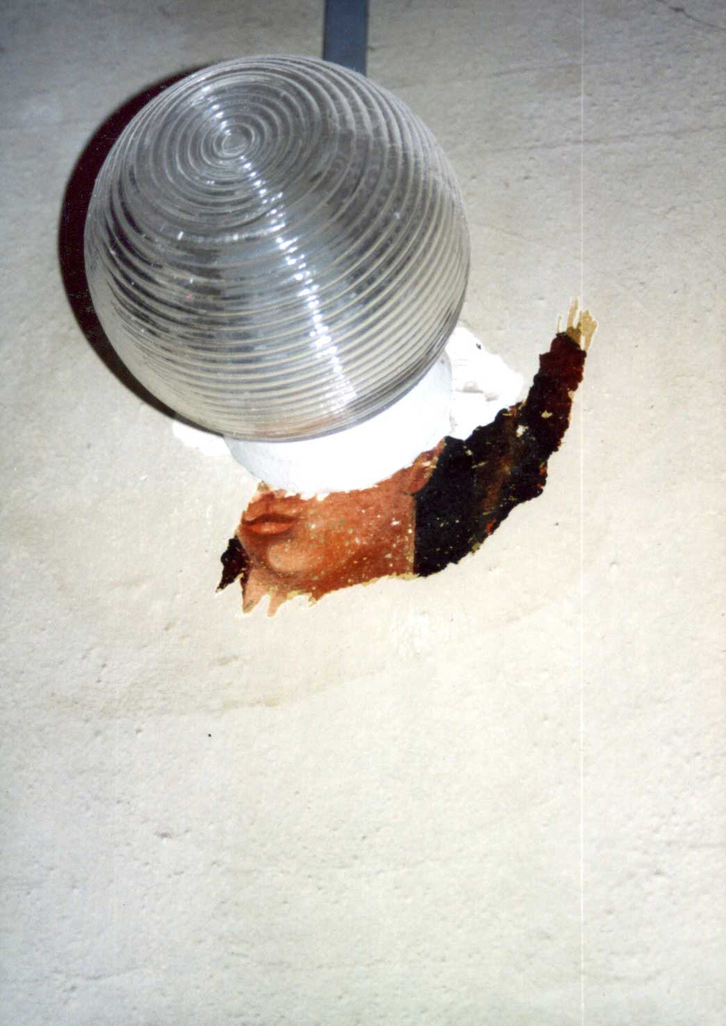 Münzgasse 20-22 Freilegung Malerei Hauseingang Leipzig