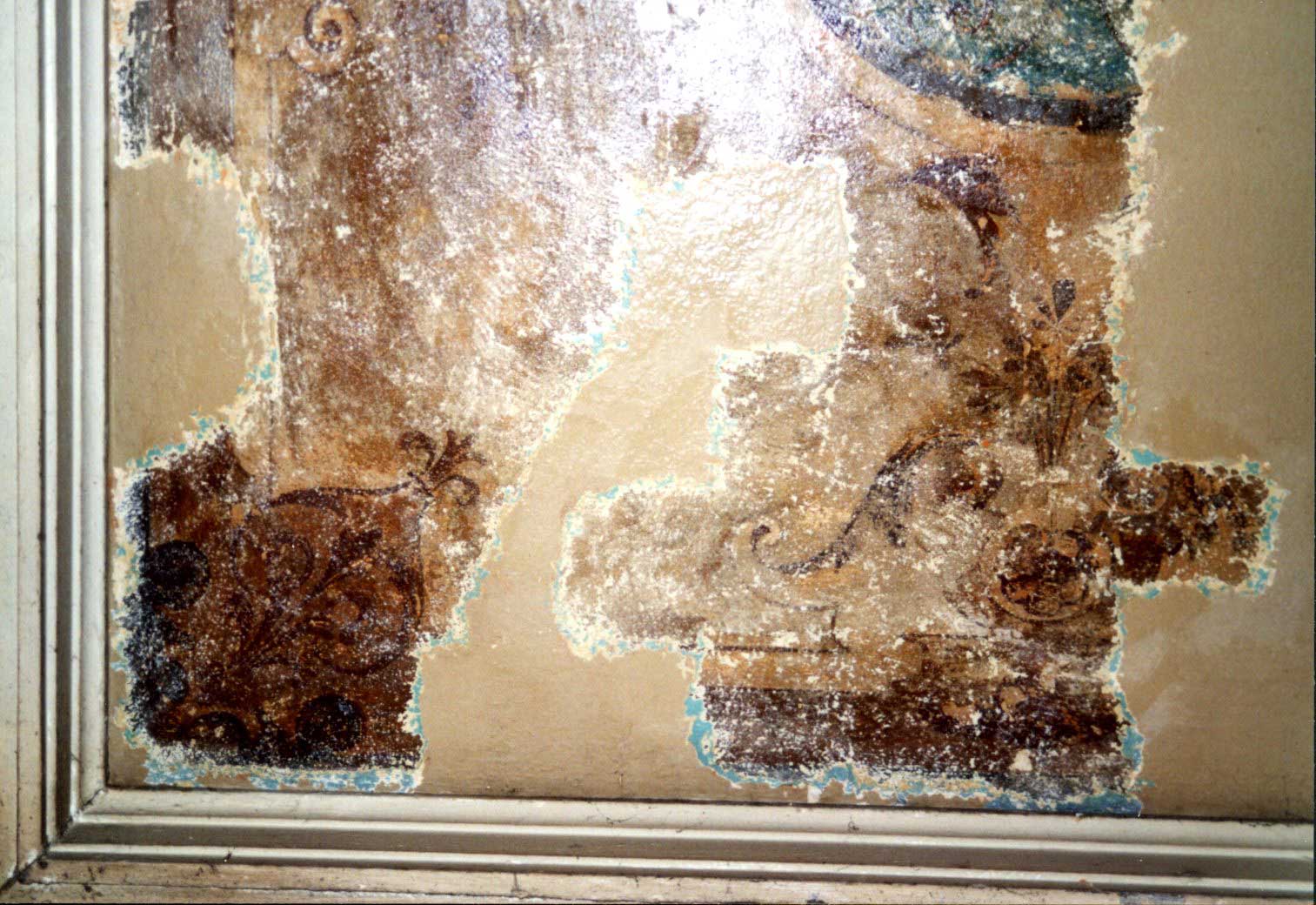 Münzgasse 18-22 Deckenmalerei Freilegung Hauseingang Leipzig