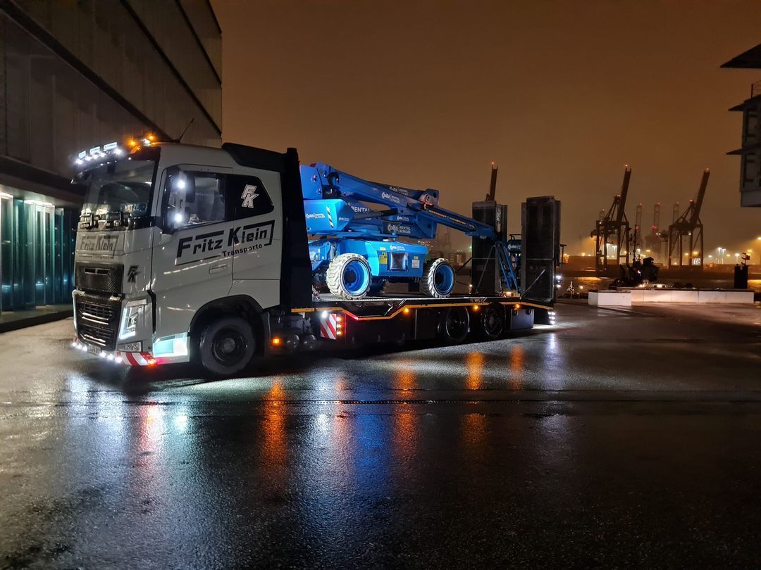 3-Achs-LKW Fritz Klein mit Collé Arbeitsbühne