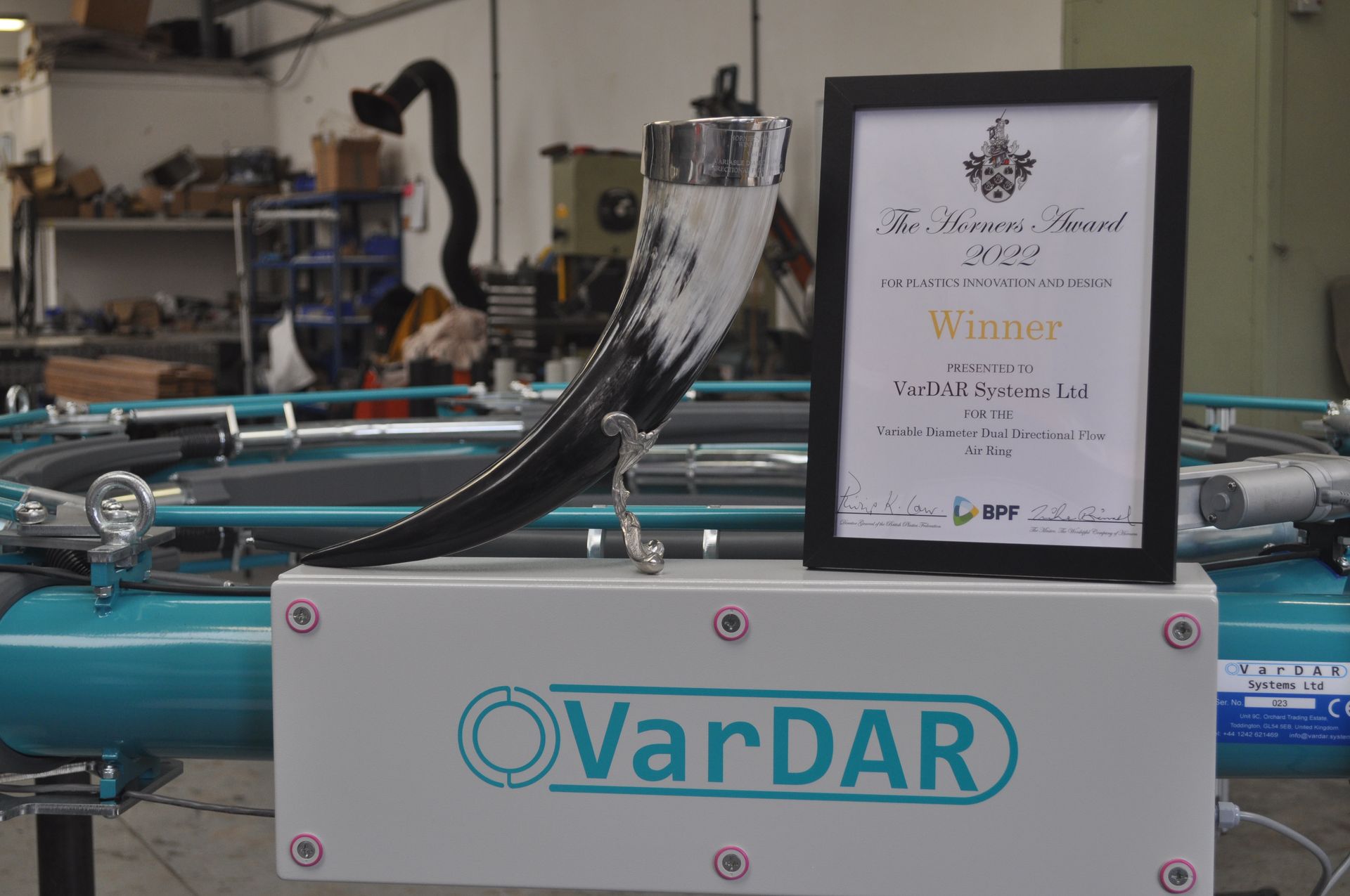 Horners award winner 2022 VarDAR Systems