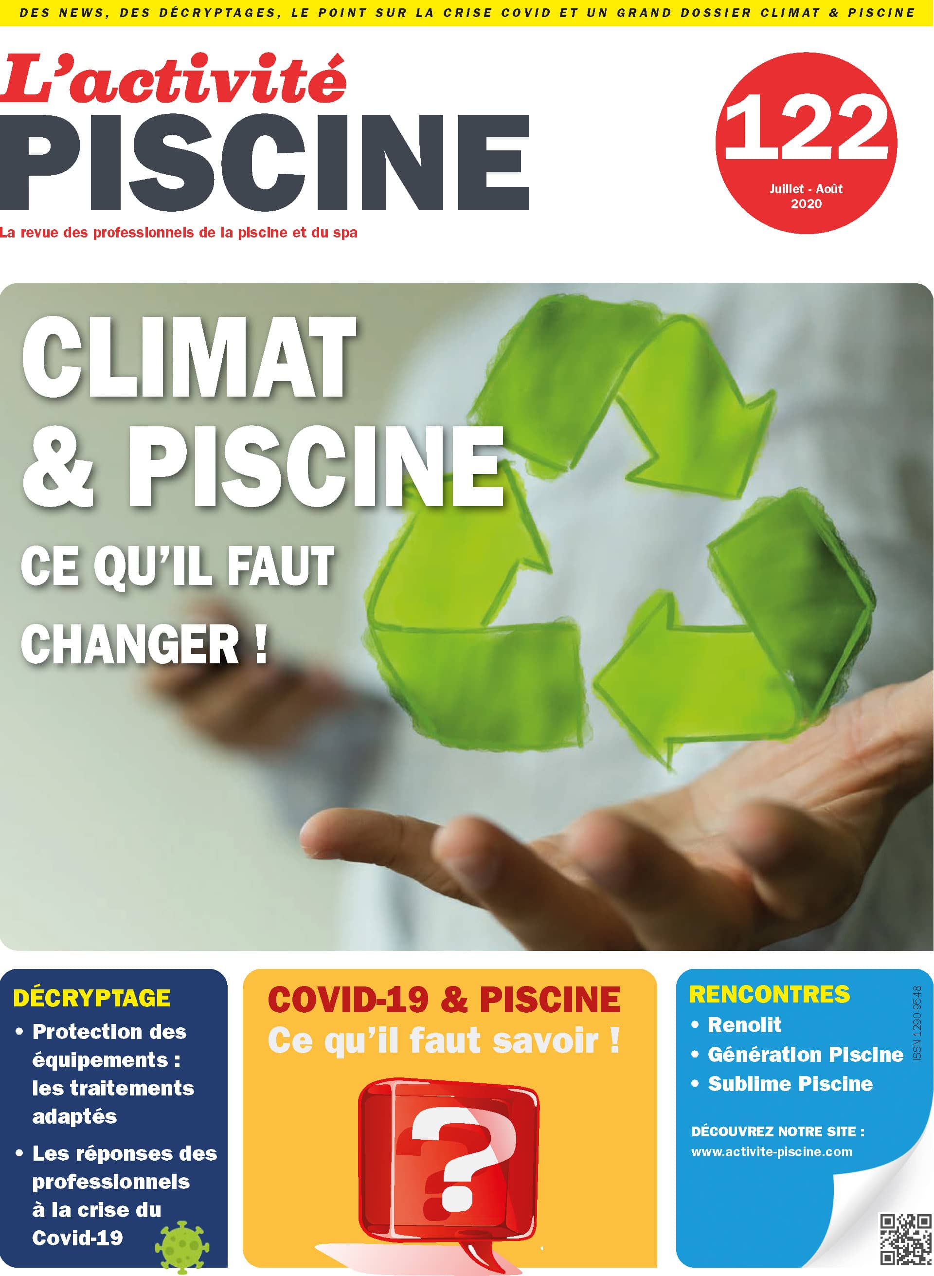 magasine activité piscine numéro 122