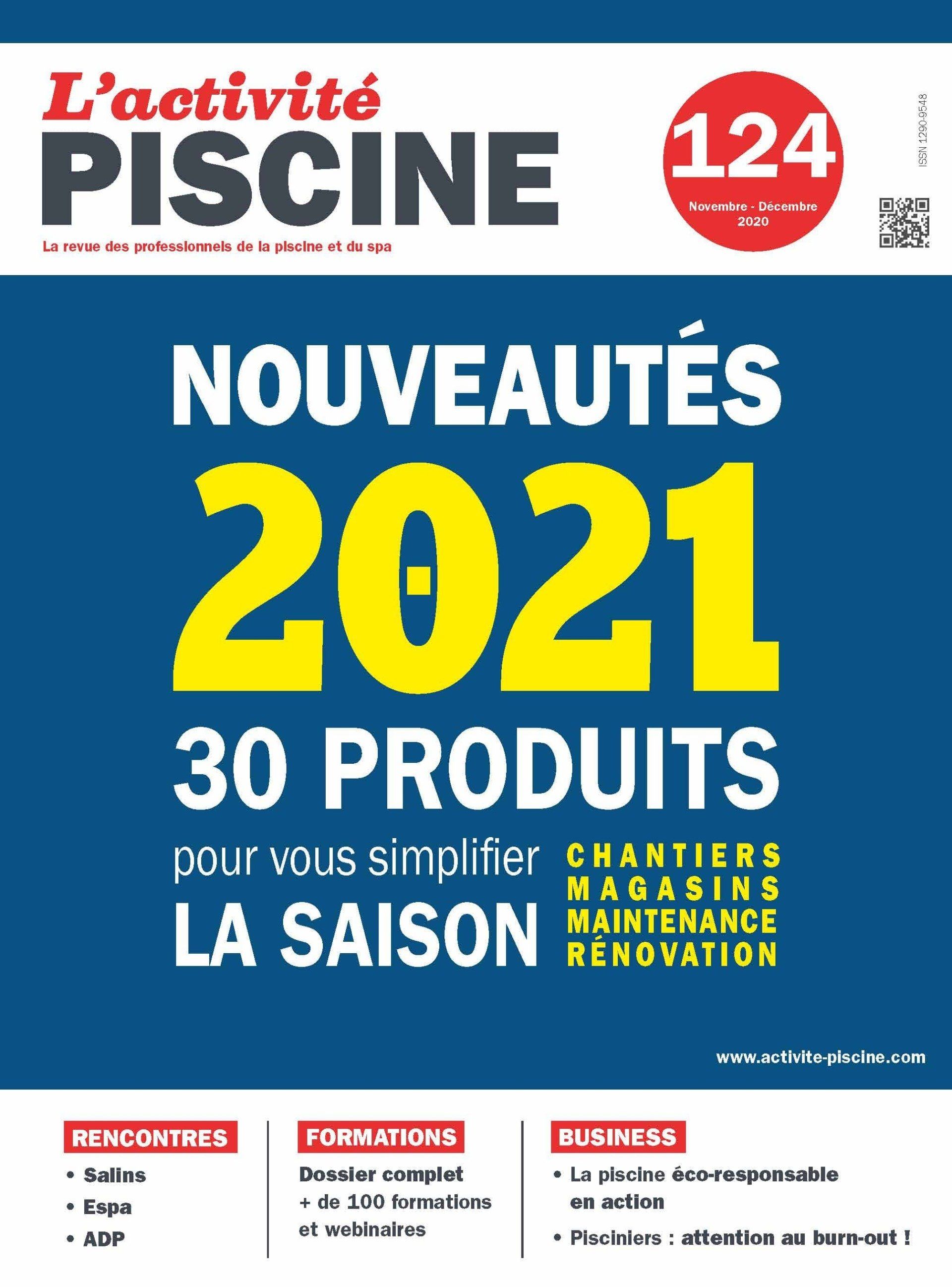 couverture magazine activité piscine 124
