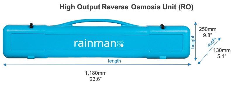 Medidas membrana Rainman 140 lts