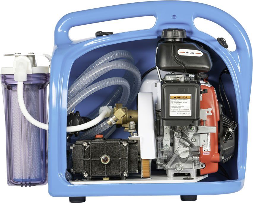 interior potabilizadora Rainman gasolina