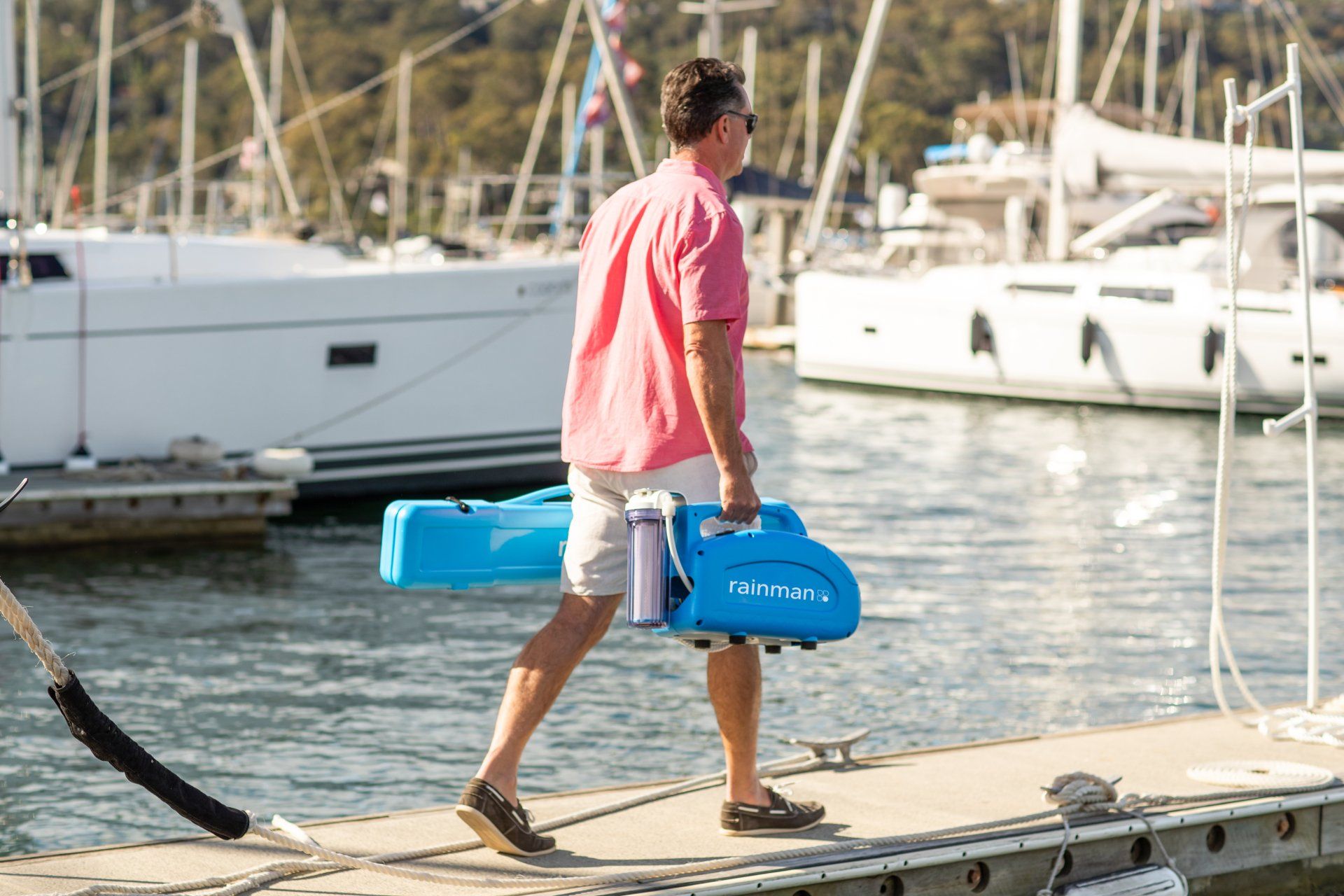 potabilizadora Rainman transportada