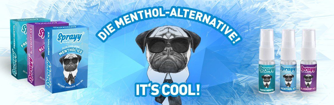 Menthol Spray für Zigaretten, Filter & Heets Menthol Spray für Zigaretten, Filter & Heets