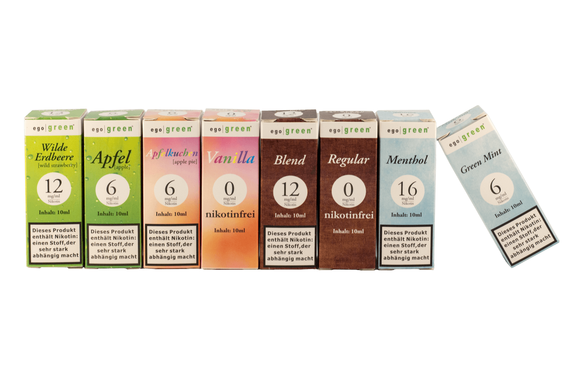 egogreen e-Liquids mit Charakter