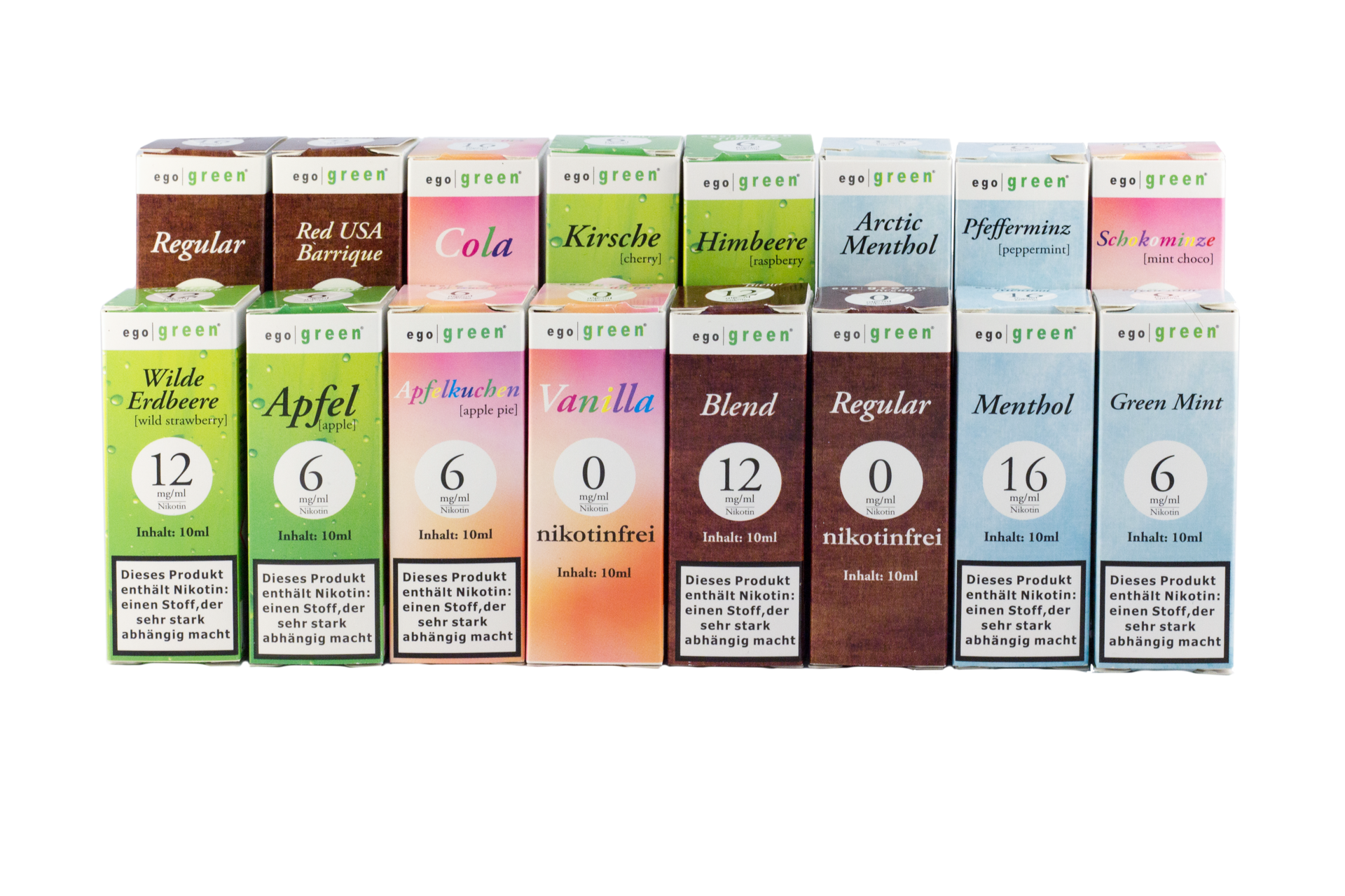 egogreen Liquids mit Charakter