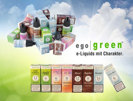ego|green® e-Liquids mit Charakter.