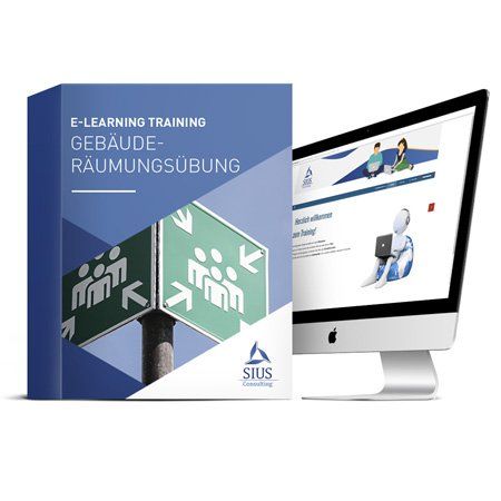E-Learning-Sicherheitsunterweisung Räumungsübung / Gebäuderäumungsübung