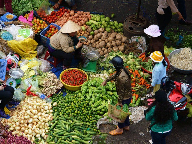 Asian produce market, restaurant supply
