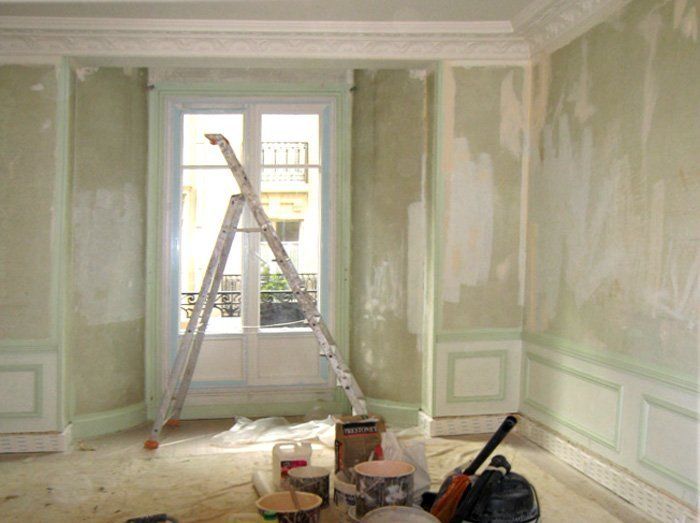 appartement #5 avant rénovation échelle