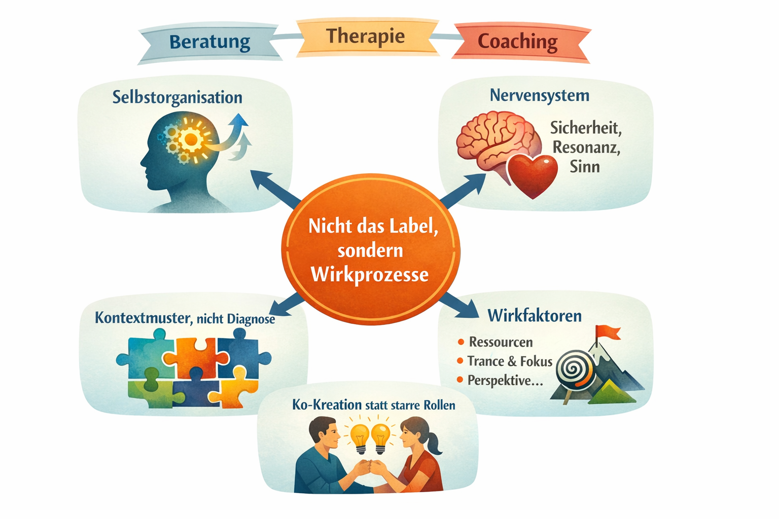 Beratung, Psychotherapie oder Coaching?