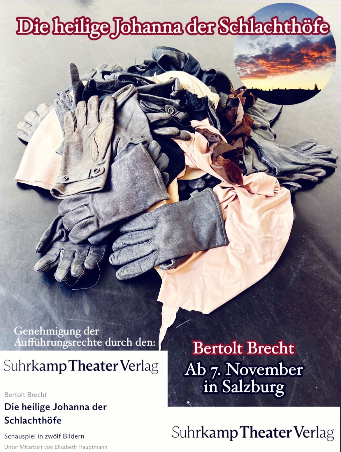 Das Werbeplakat für Bertolt Brechts