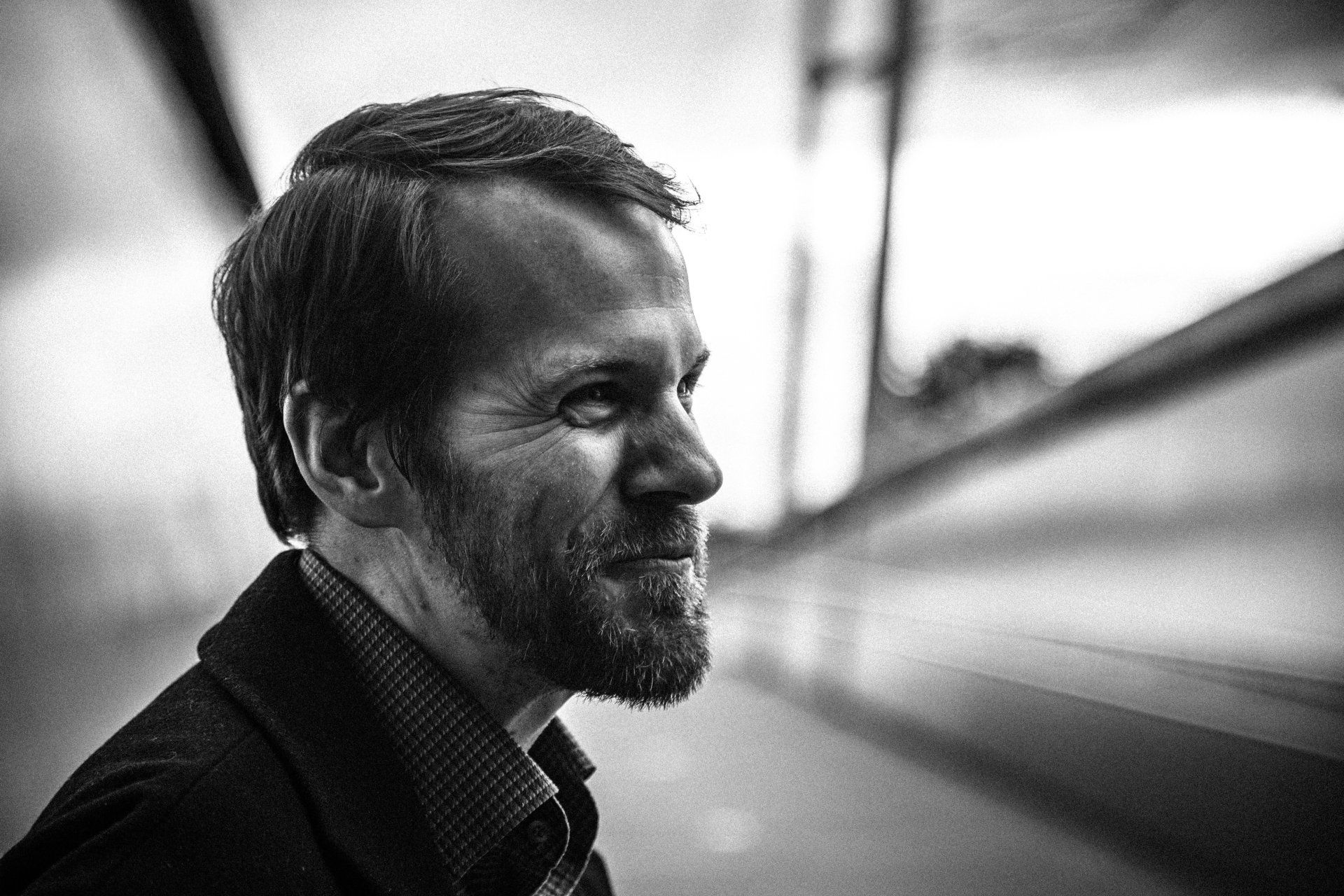 Florian Friedrich, Aufnahme von der Seite