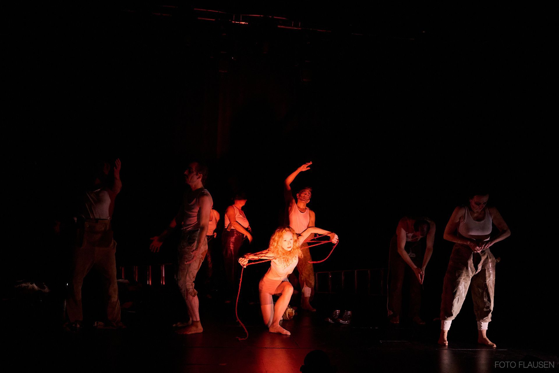 Cassandra Rühmlings Produktion von DIE HEILIGE JOHANNA DER SCHLACHTHÖFE (von Bertold Brecht).