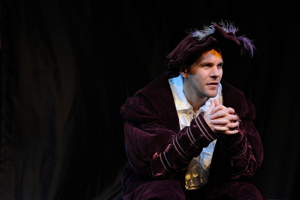 Florian Friedrich in einer Shakespeare Rolle