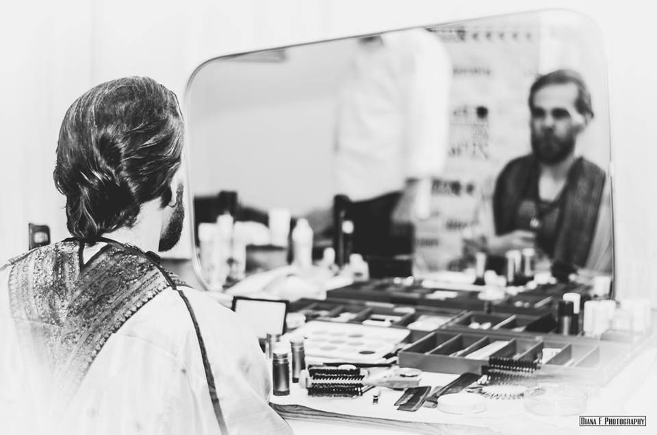 Florian Friedrich backstage in MEDEA