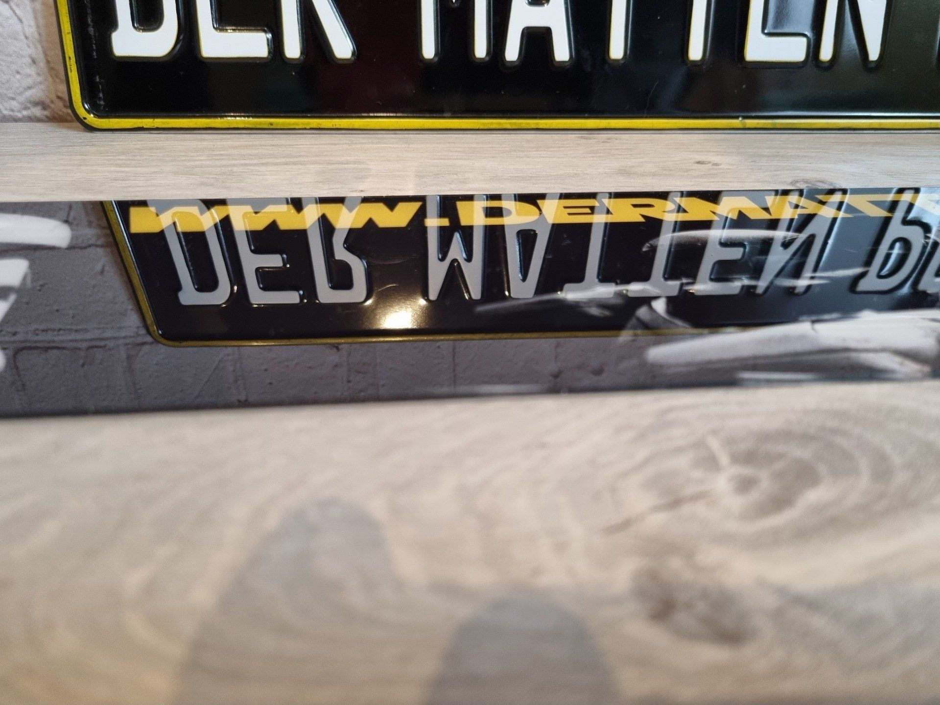 Auto Showkennzeichen Kennzeichen