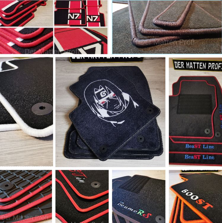 Auto Fußmatten individuell gestalten Auto Fußmatten individuell gestalten