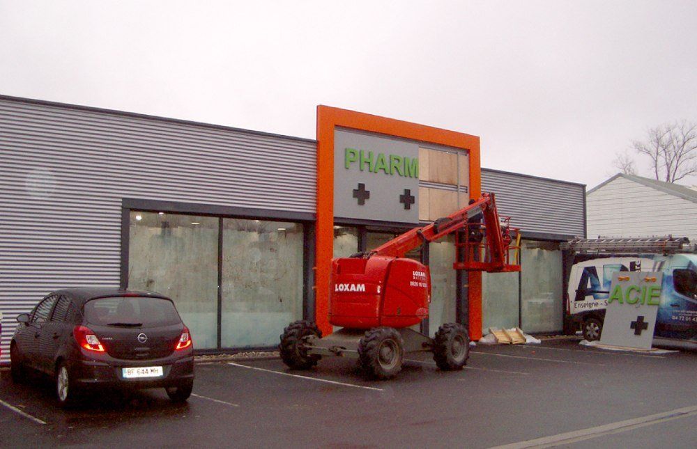 devanture de pharmacie
