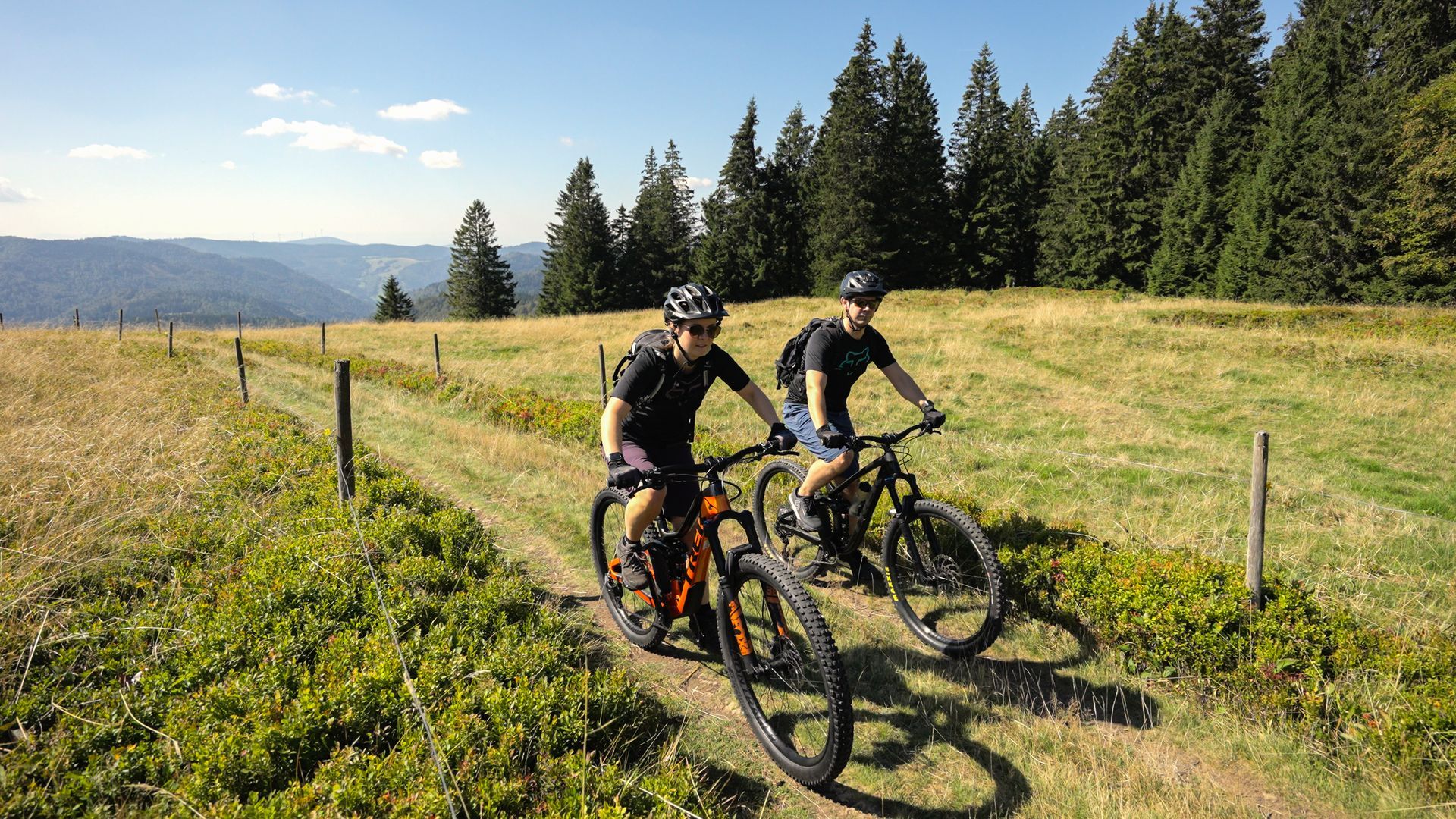 Mountainbiken Fahrradfahren Bernau im Schwarzwald