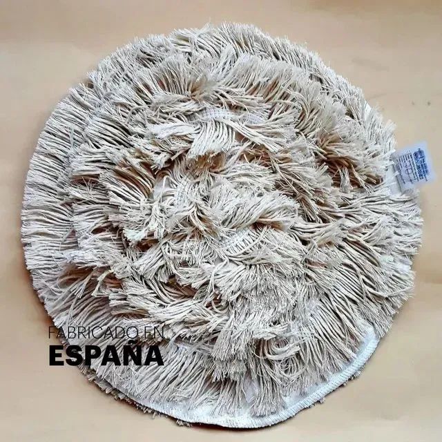 Mopa profesional para limpieza y abrillantado de superficies de mármol y terrazo.