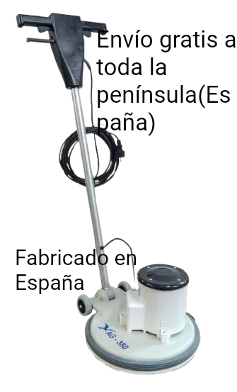 Máquina abrillantadora de suelos de terrazo y mármol.
Modelo AG380PRO con envío gratis a toda España