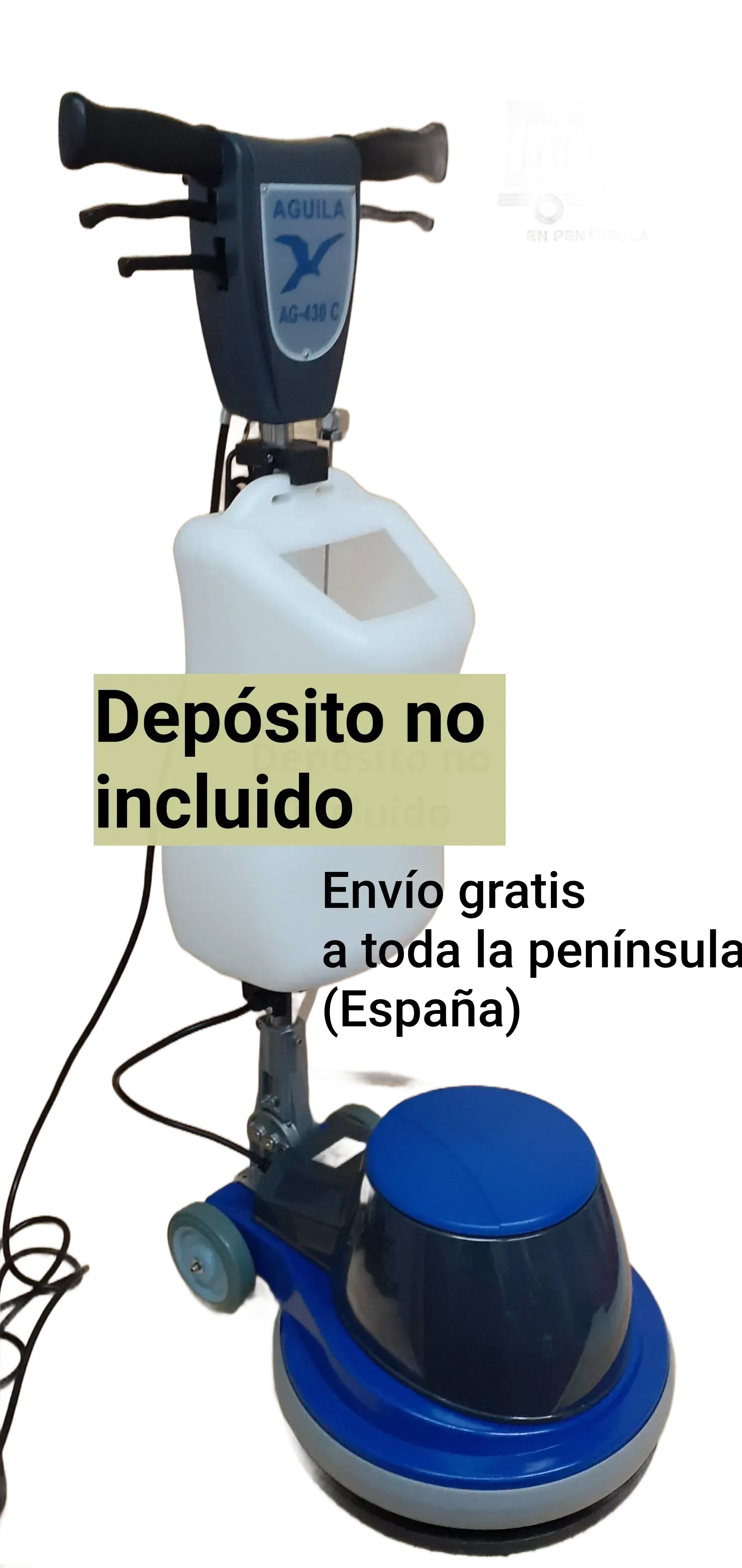 Máquina abrillantadora de suelos de terrazo y mármol.
Modelo AG430 con envío gratis a toda España