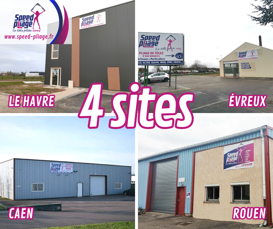 Nouveau Speed Pliage au Havre Speed Pliage tôle pliée sur mesure en Normandie