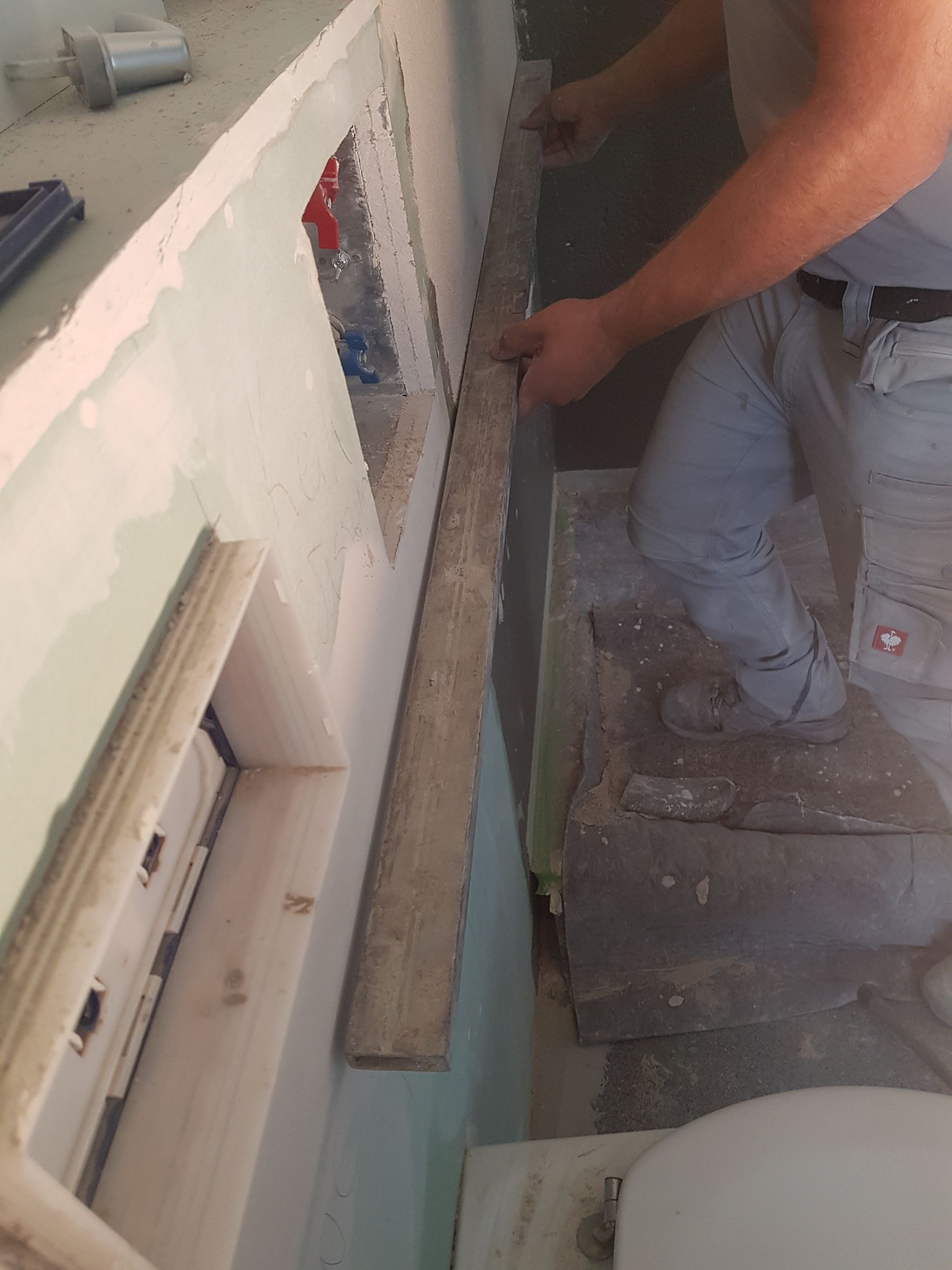 Trockenbau, Vorbereitung, RP-Fliesen-Verlege Konstanz, Badsanierung