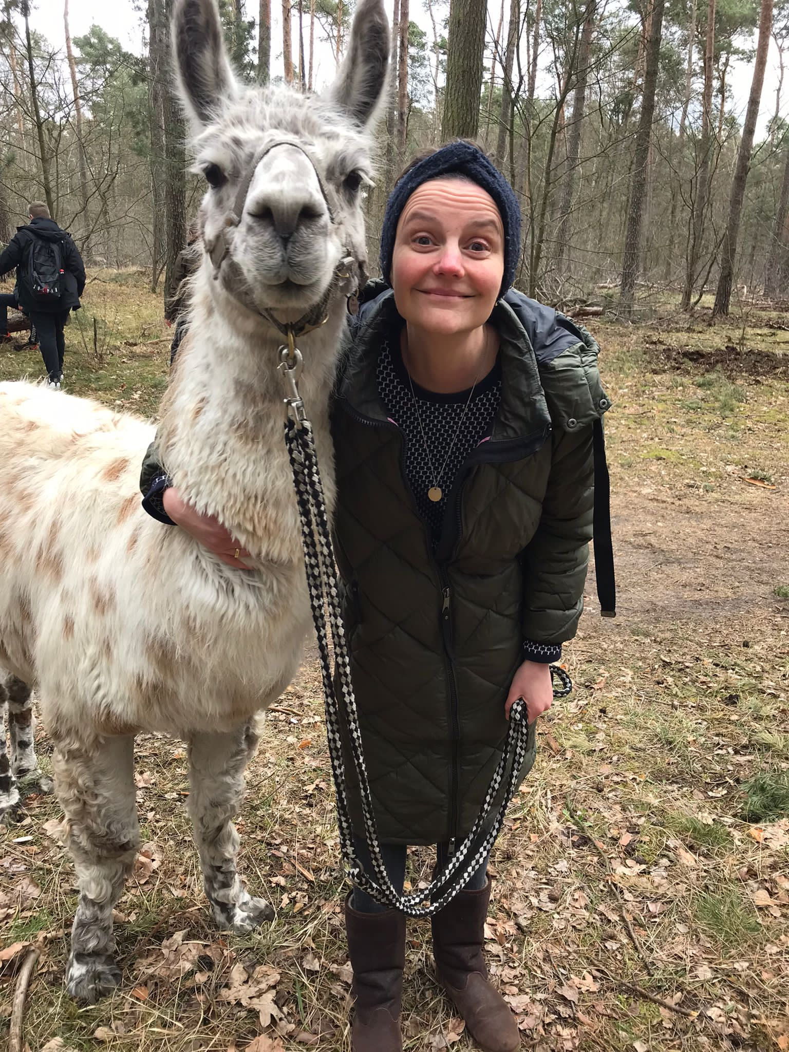 Alexandra Montag mit Tier