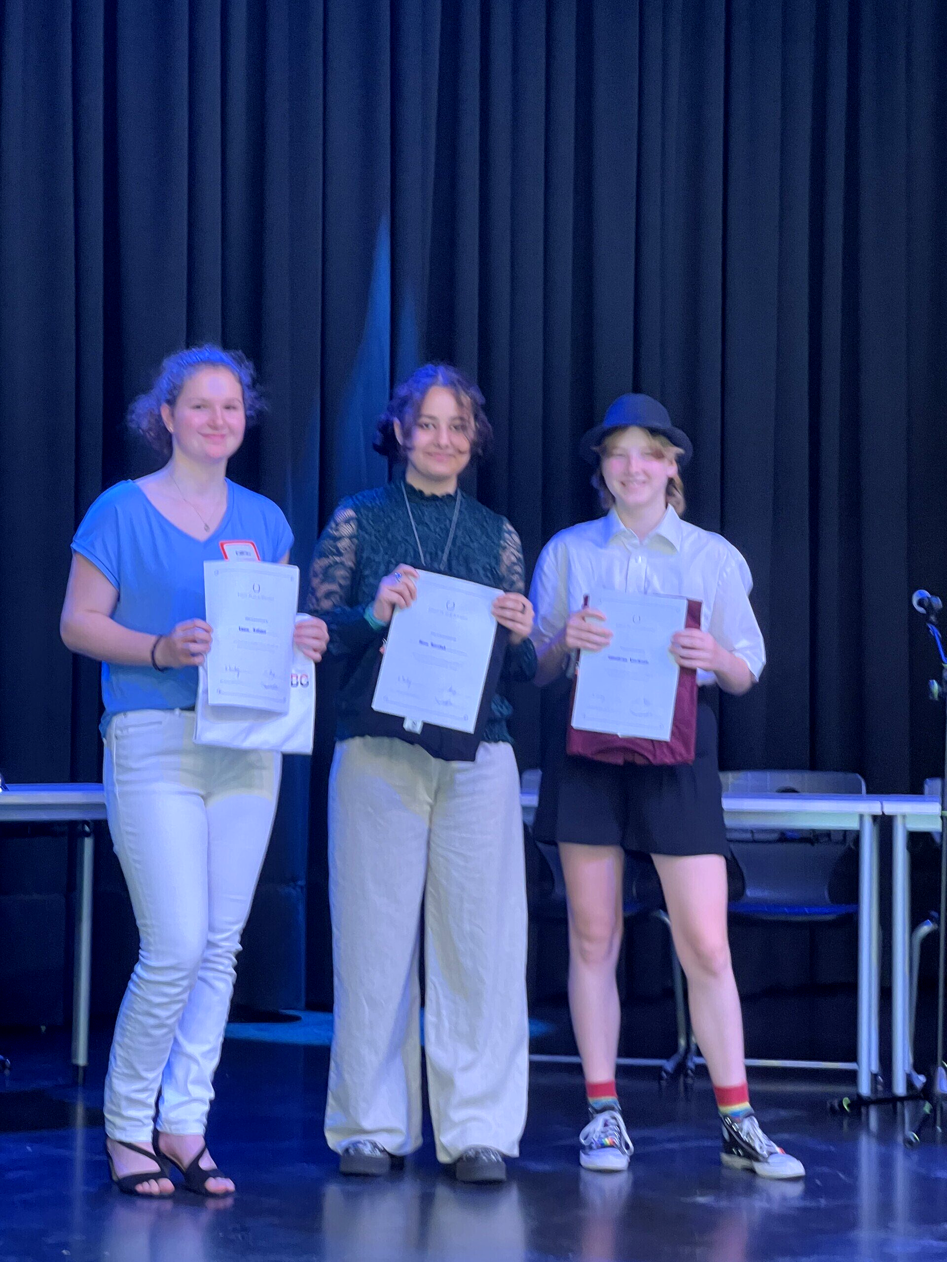 3 Schüler der 9b