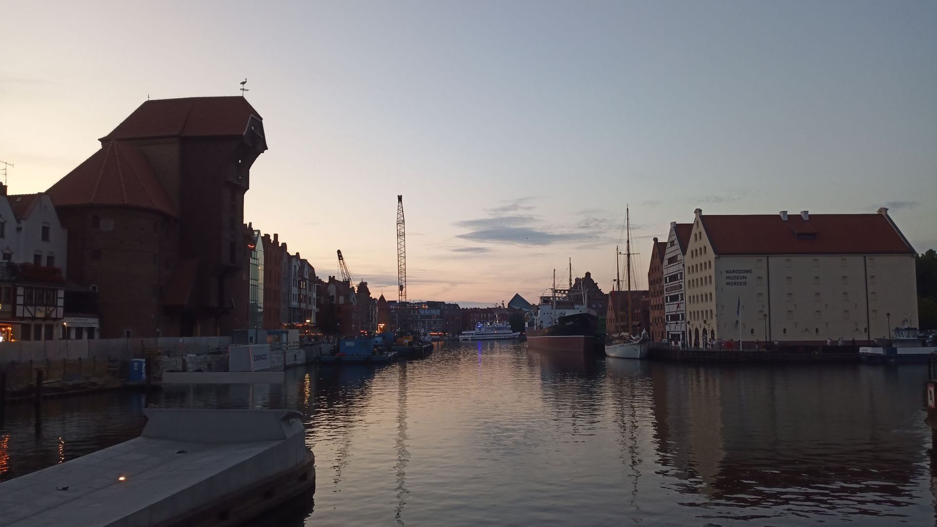 Bild: Andreas Müller Panorama: Danzig und die Mottlau