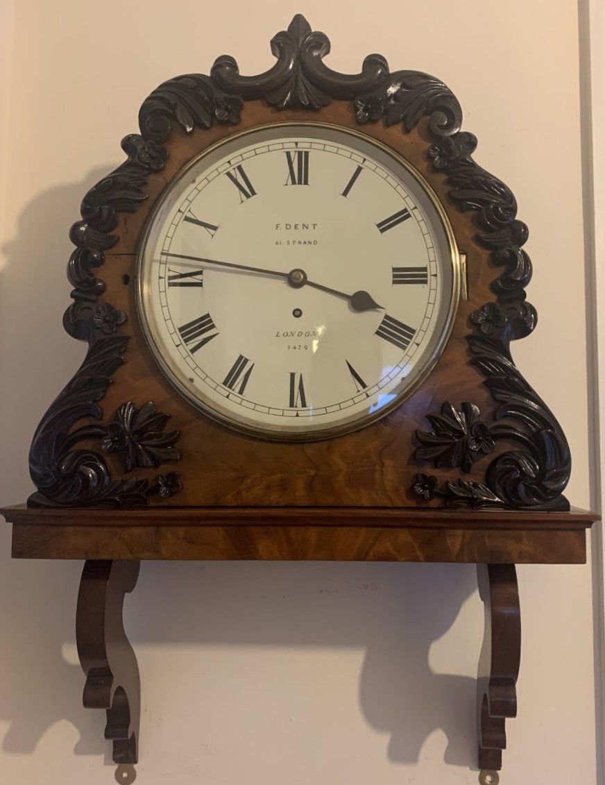 Antique Fusee Wall Clock For Sale By Dent