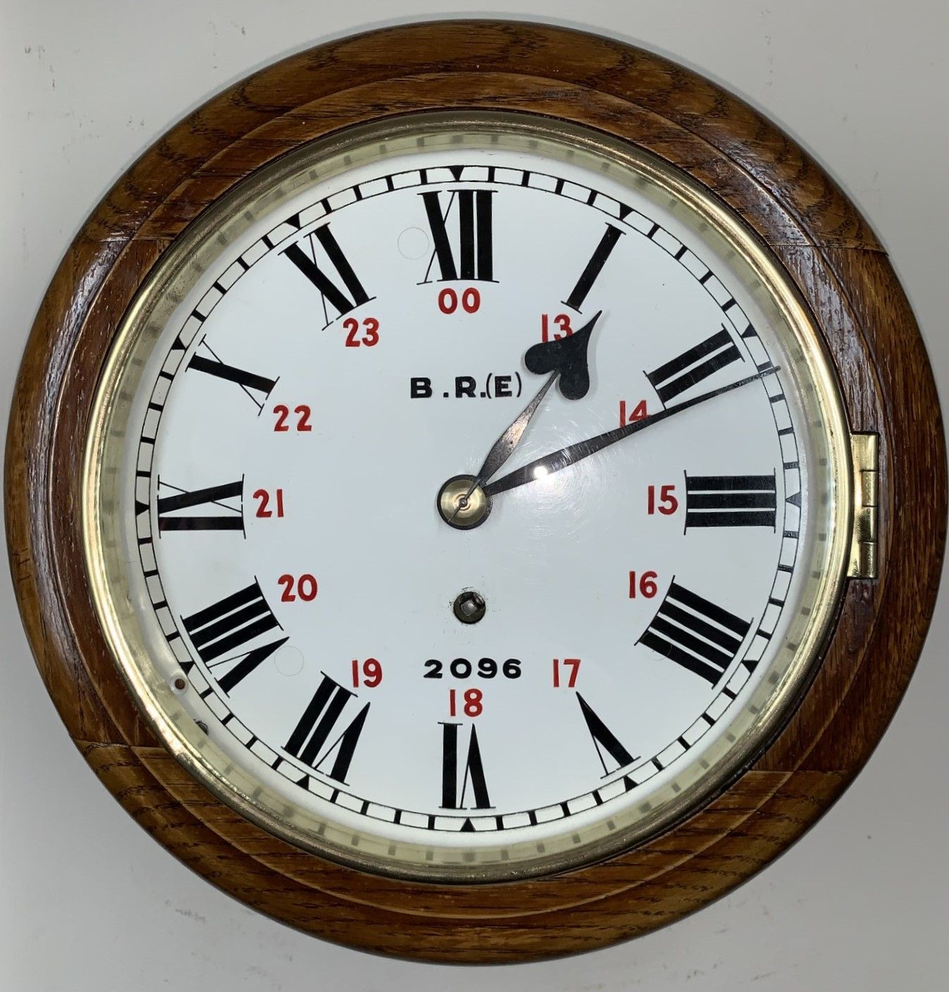 Antique Fusee Railway Clock For Sale