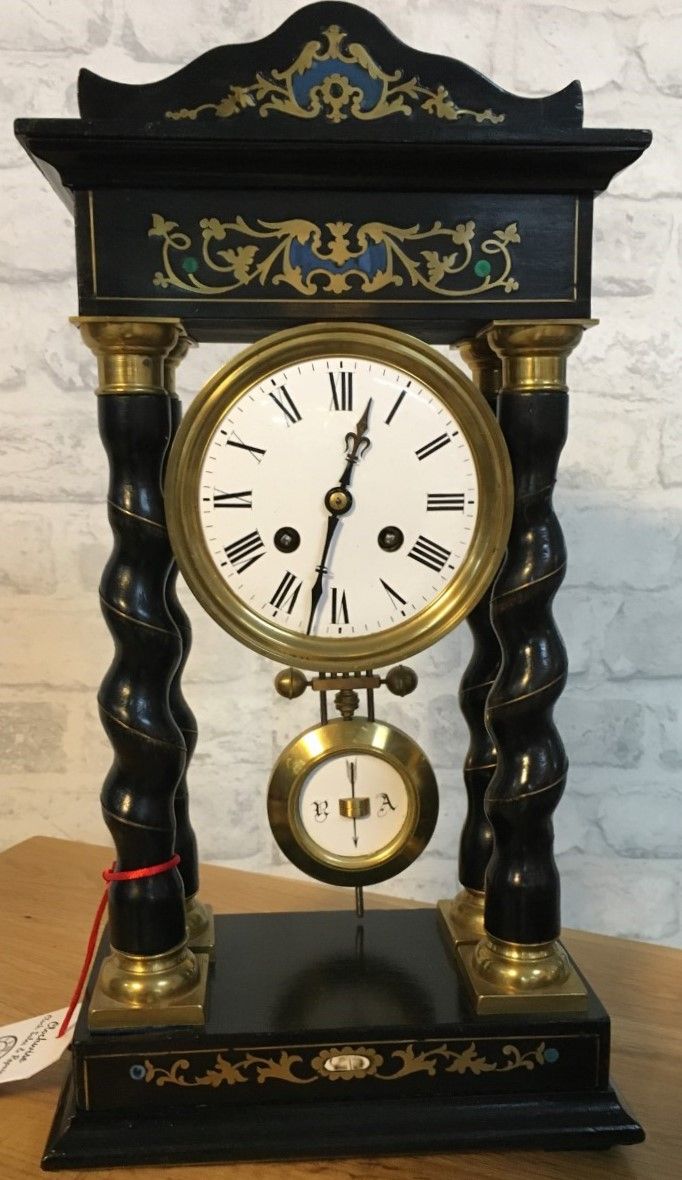 Antique Portico Clock For Sale