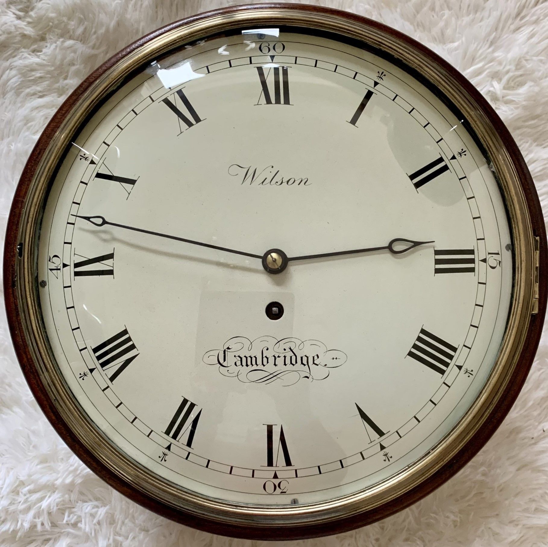 Antique fusee wall clock for sale