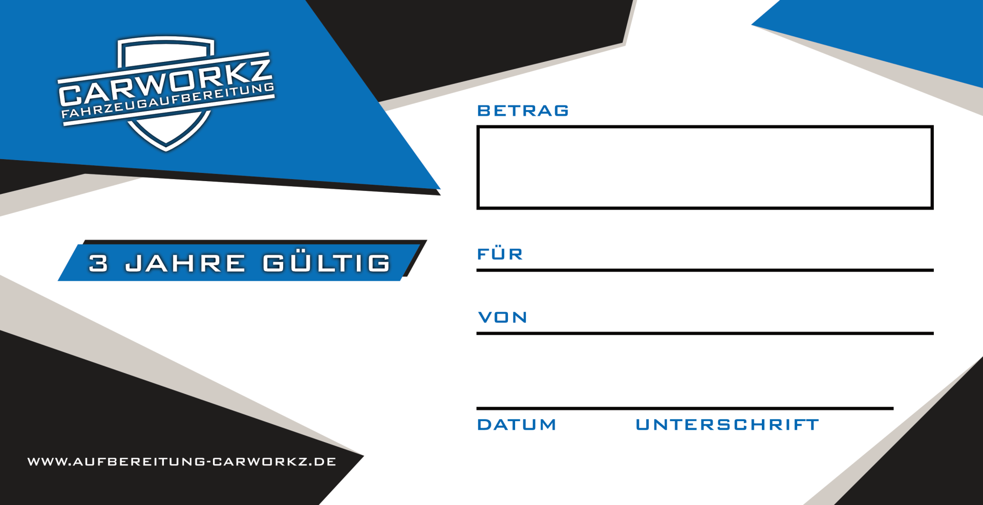 CARWORKZ Gutschein Fahrzeugaufbereitung Cham
Karte