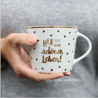Tasse, Grafik Werkstatt, Geschenk, Der Wohnladen im Einkaufspark Regen, Geschenkideen