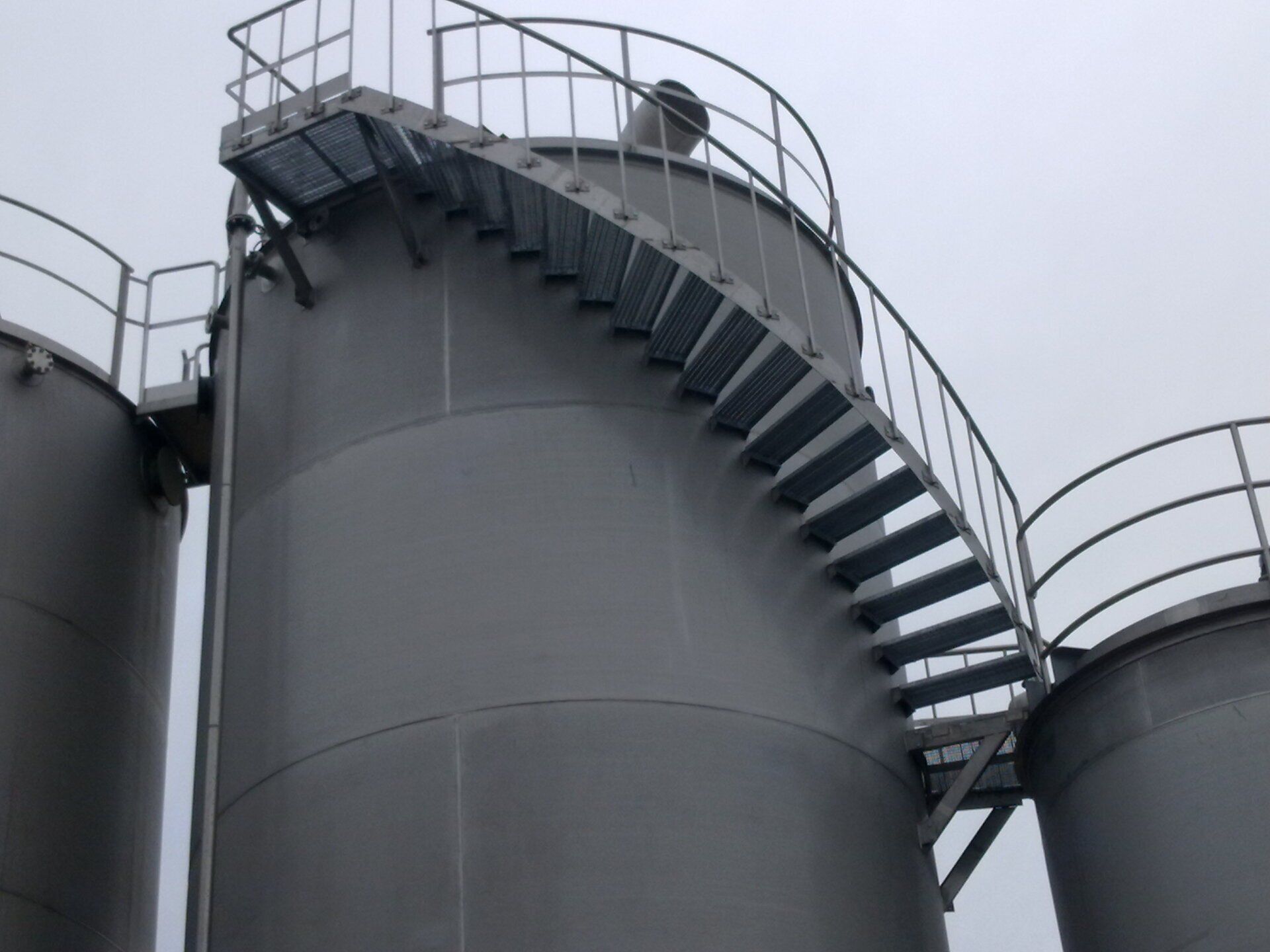 depósitos de acero inoxidable